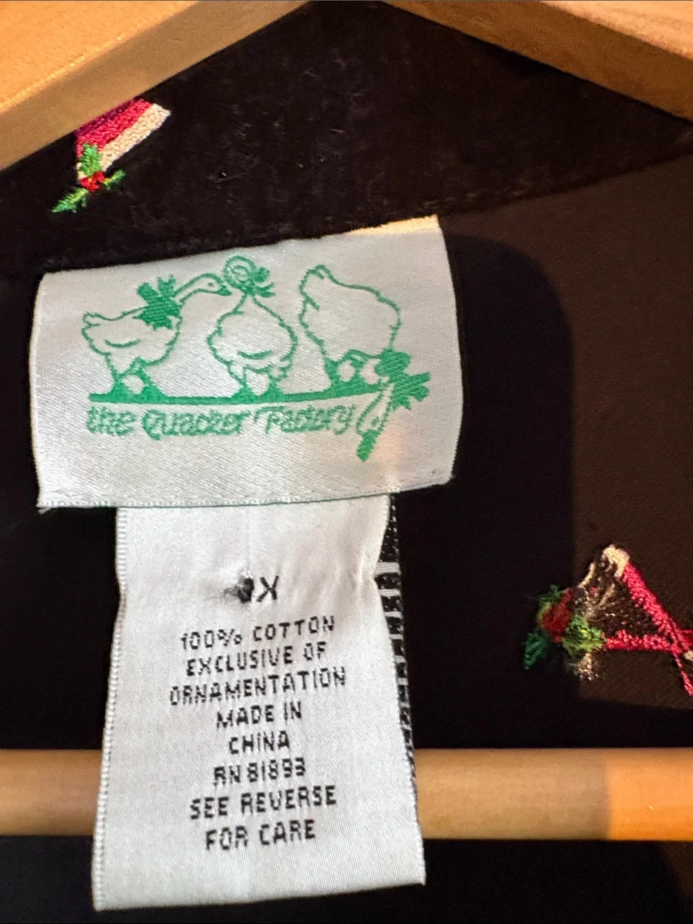 Quacker Factory Cotton Velvet Jacket w/ Holiday Cocktail Embroidery and Bling
